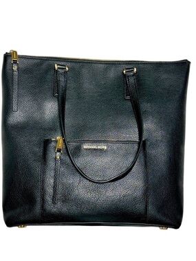 MICHAEL KORS ARIANA LARGE pebbled leather tote 2025 black beautiful Office bag